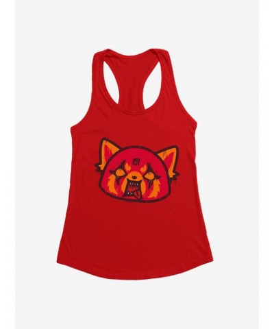 Aggretsuko Metal Rock Out To The Max Girls Tank $9.16 Tanks