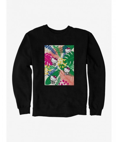 Hello Kitty Jungle Paradise Poster Sweatshirt $13.28 Sweatshirts