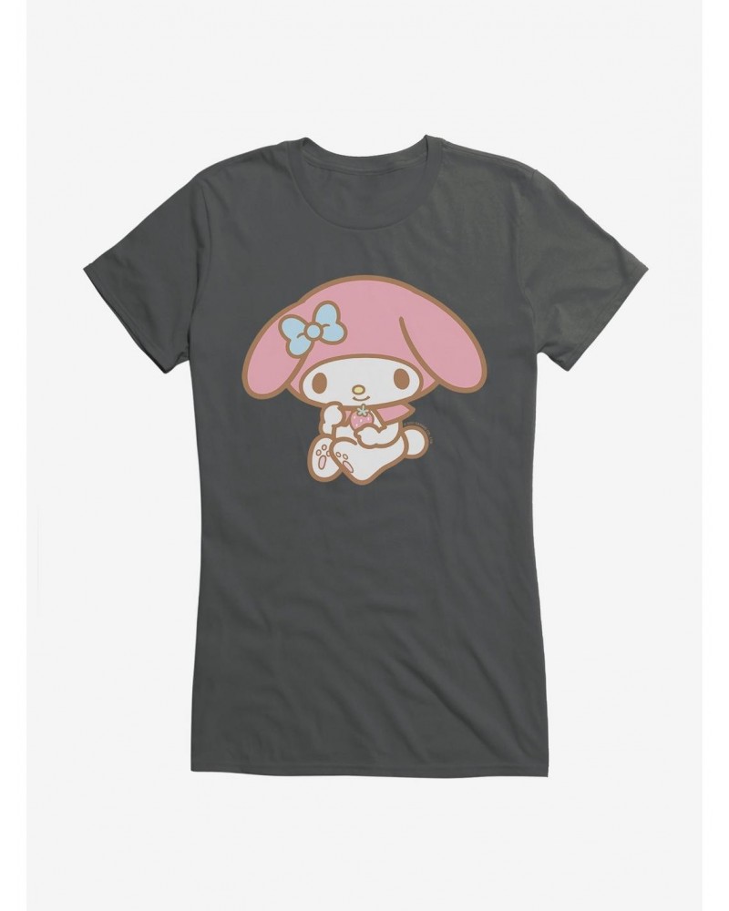 My Melody Holding Strawberry Girls T-Shirt $9.96 T-Shirts