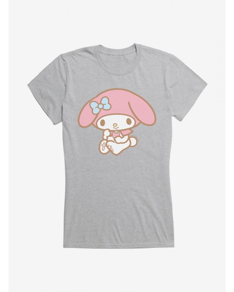 My Melody Holding Strawberry Girls T-Shirt $9.96 T-Shirts