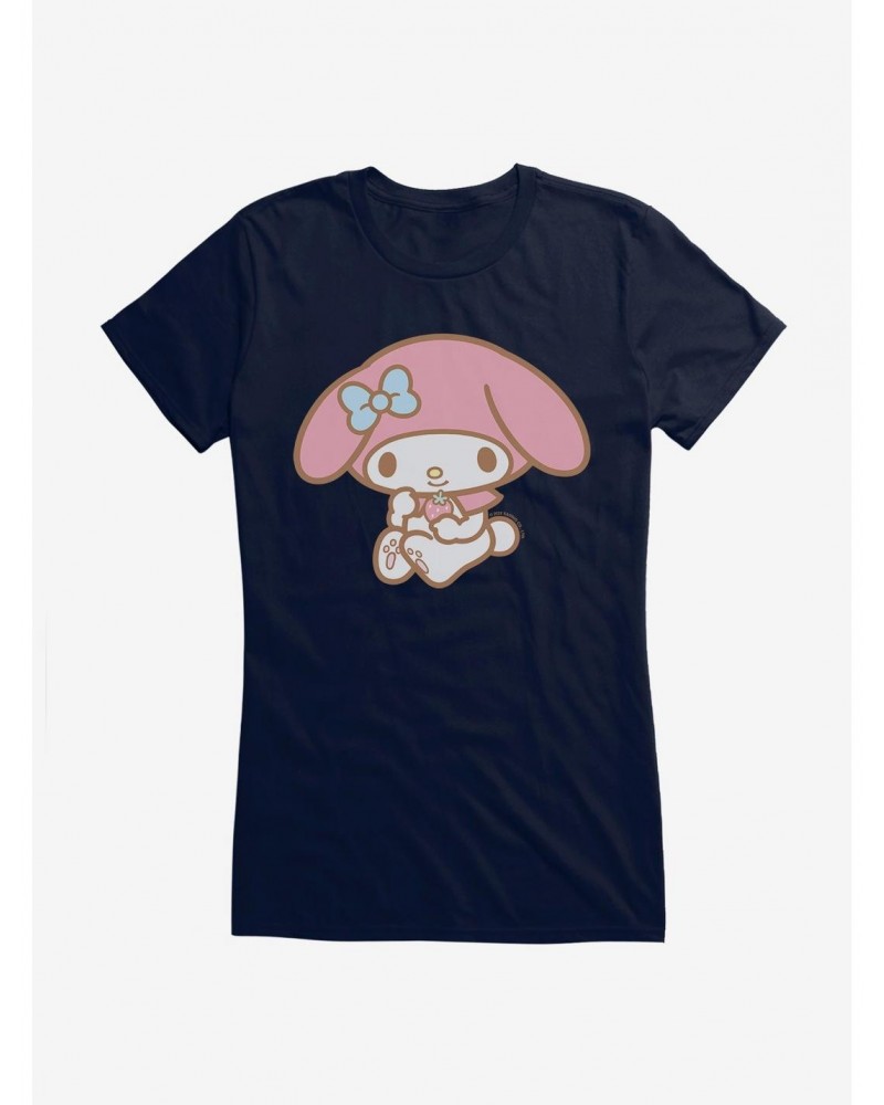 My Melody Holding Strawberry Girls T-Shirt $9.96 T-Shirts