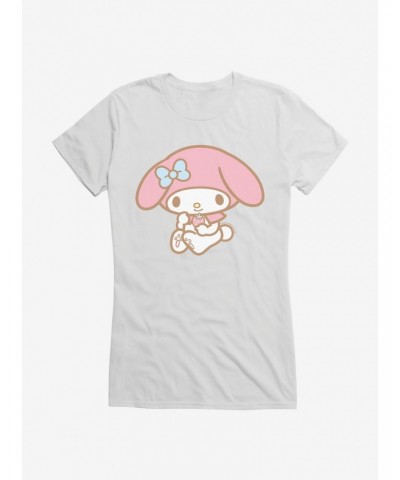 My Melody Holding Strawberry Girls T-Shirt $9.96 T-Shirts