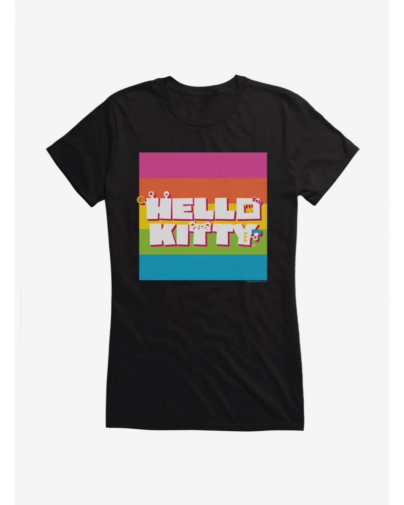 Hello Kitty Sweet Kaiju Logo Girls T-Shirt $9.36 T-Shirts