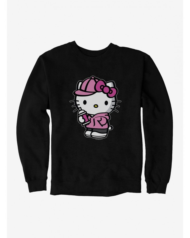 Hello Kitty Pink Front Sweatshirt $12.99 Sweatshirts