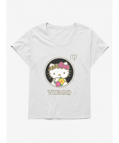 Hello Kitty Star Sign Capricorn Stencil Girls T-Shirt Plus Size $7.40 T-Shirts