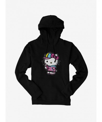 Hello Kitty Spray Can Front Hoodie $12.21 Hoodies