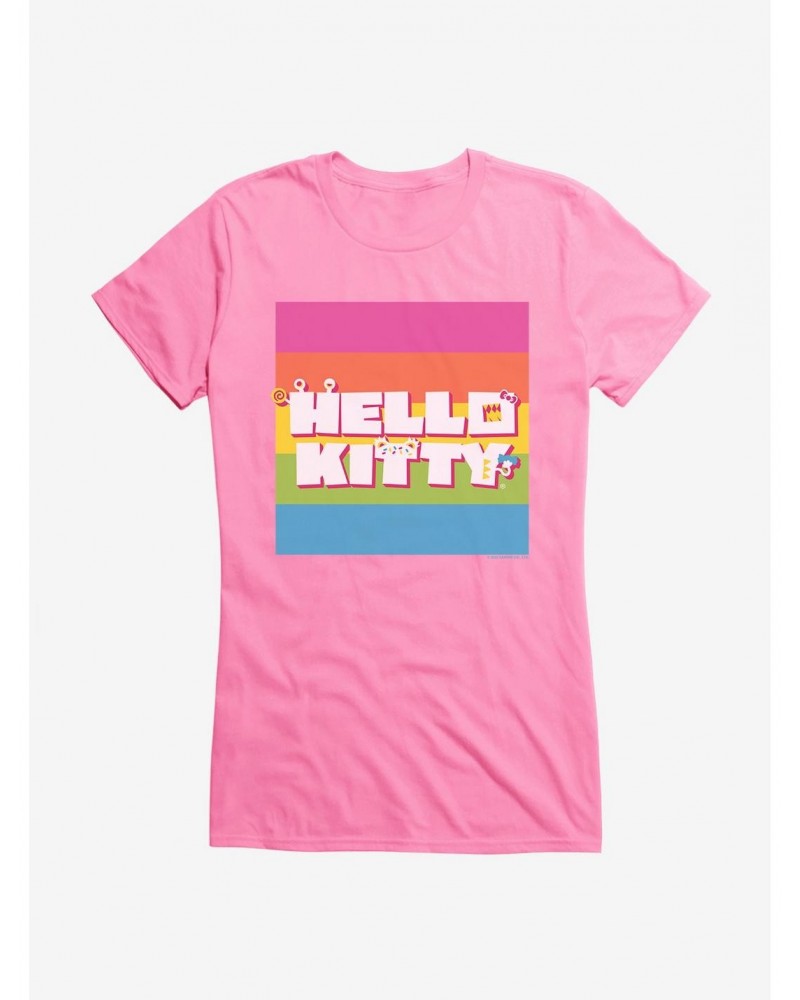 Hello Kitty Sweet Kaiju Logo Girls T-Shirt $9.36 T-Shirts