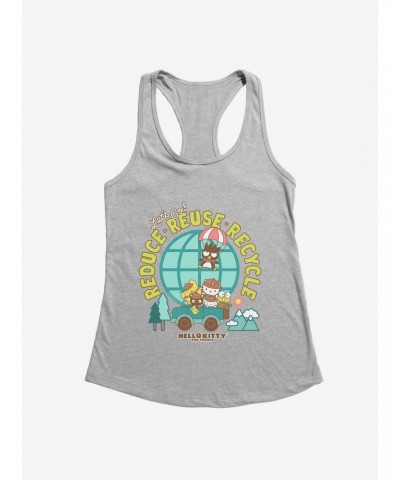 Hello Kitty & Friends Earth Day Reduce, Reuse, Recycle Girls Tank $6.37 Tanks