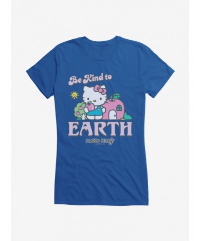 Hello Kitty Be Kind To The Earth Girls T-Shirt $9.76 T-Shirts