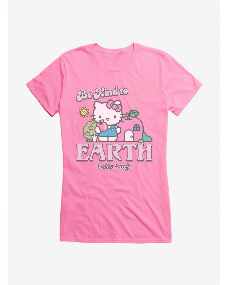 Hello Kitty Be Kind To The Earth Girls T-Shirt $9.76 T-Shirts