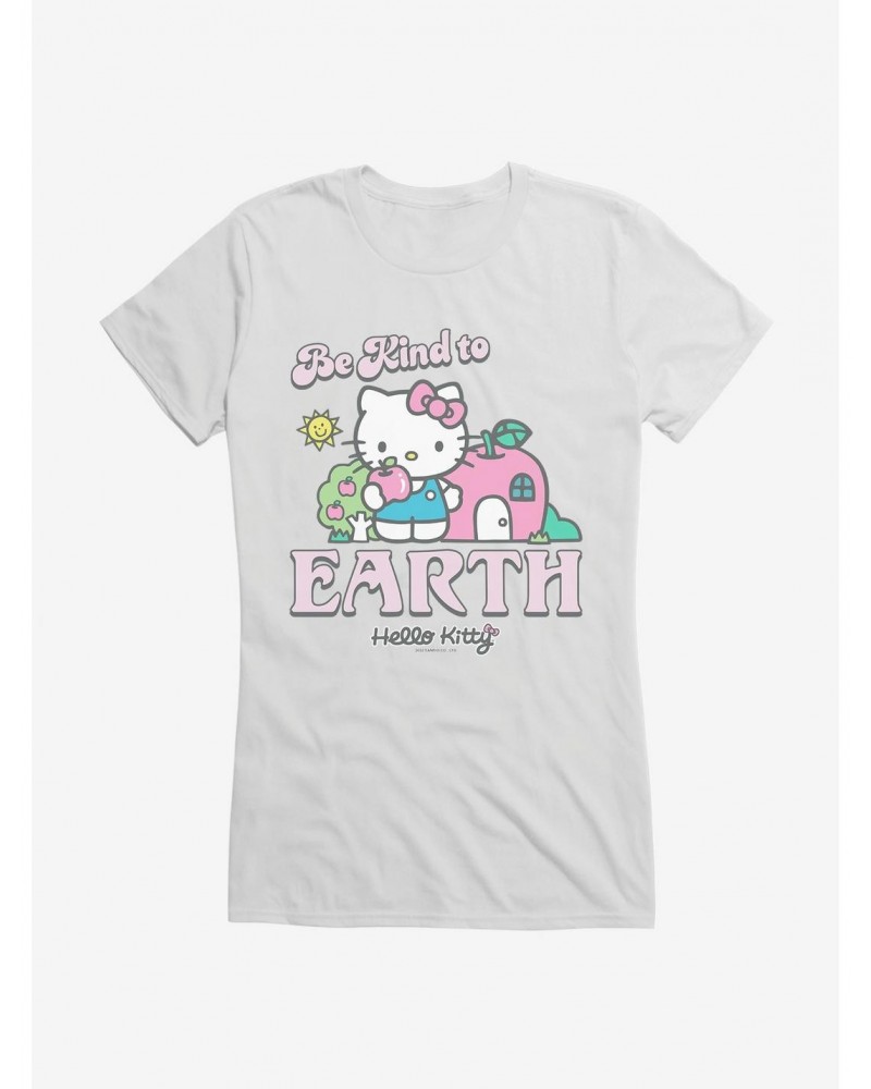 Hello Kitty Be Kind To The Earth Girls T-Shirt $9.76 T-Shirts