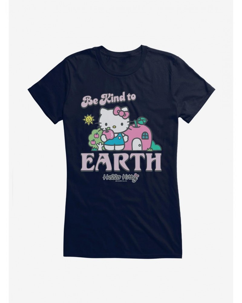 Hello Kitty Be Kind To The Earth Girls T-Shirt $9.76 T-Shirts