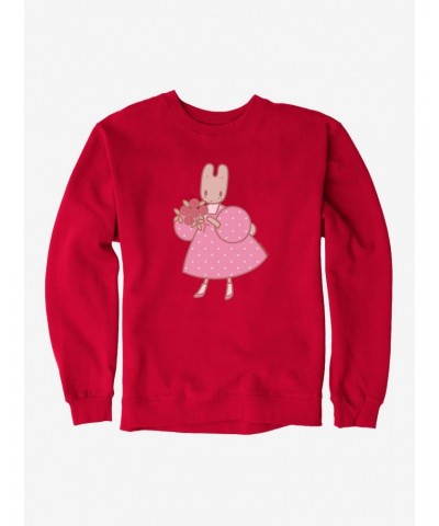 Marron Cream Red Roses Sweatshirt $9.45 Sweatshirts