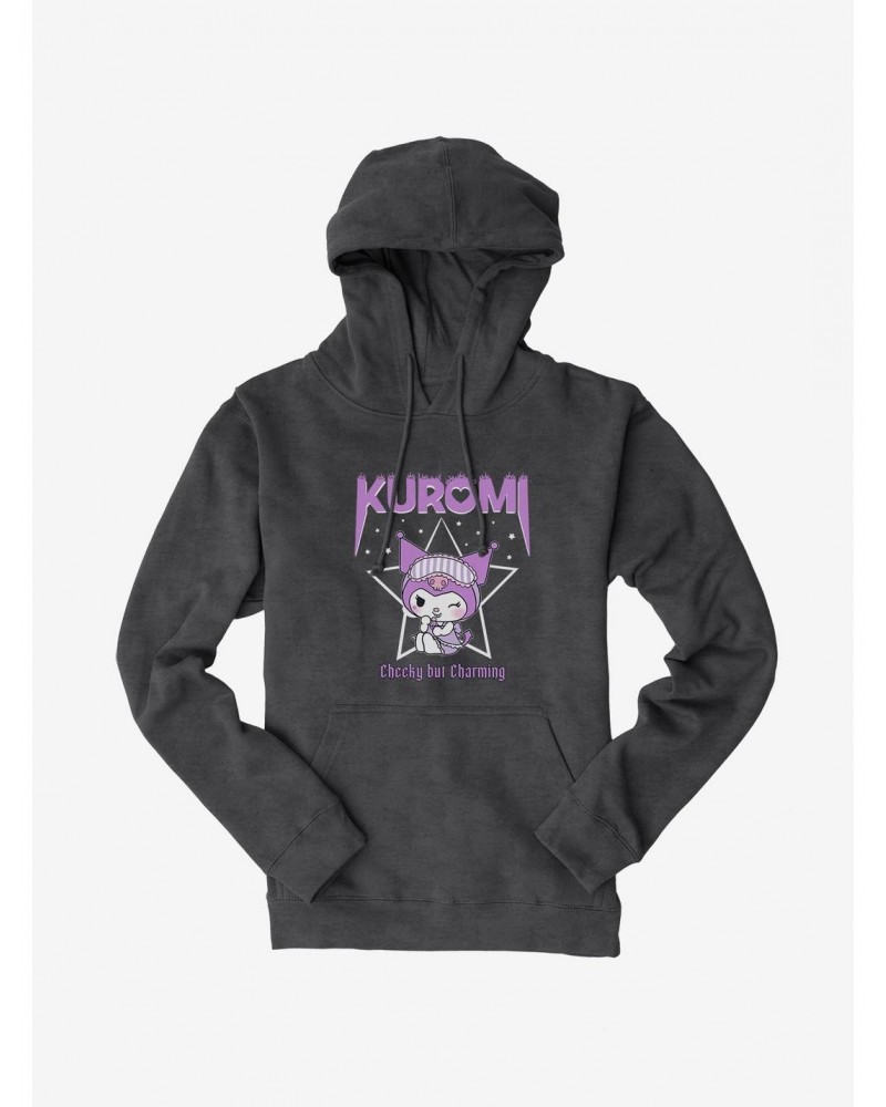 Kuromi Cheeky But Charming Hoodie $15.45 Hoodies