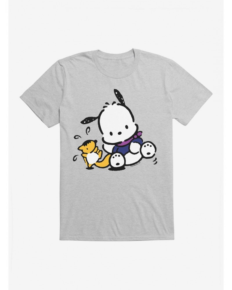 Pochacco Playing With Mon-Mon T-Shirt $8.60 T-Shirts