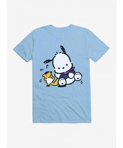 Pochacco Playing With Mon-Mon T-Shirt $8.60 T-Shirts