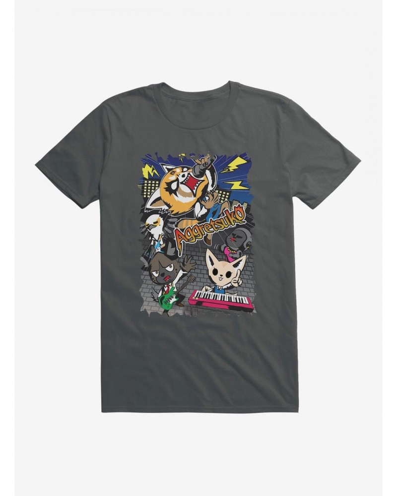 Aggretsuko Band Photo T-Shirt $8.60 T-Shirts