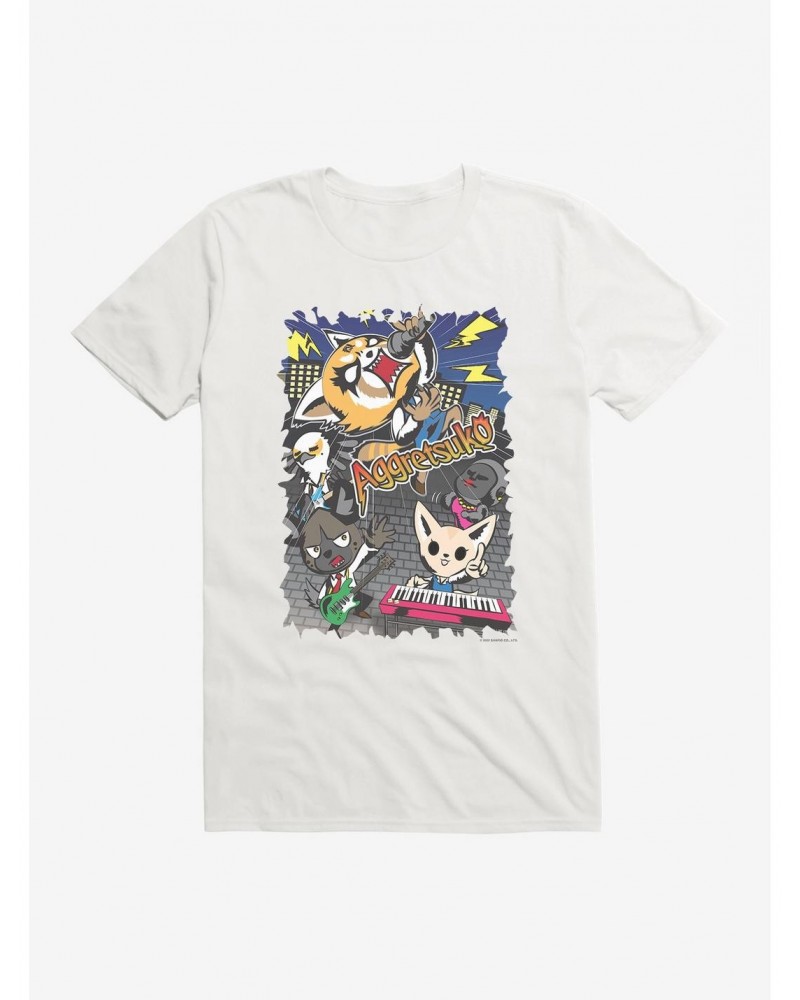 Aggretsuko Band Photo T-Shirt $8.60 T-Shirts