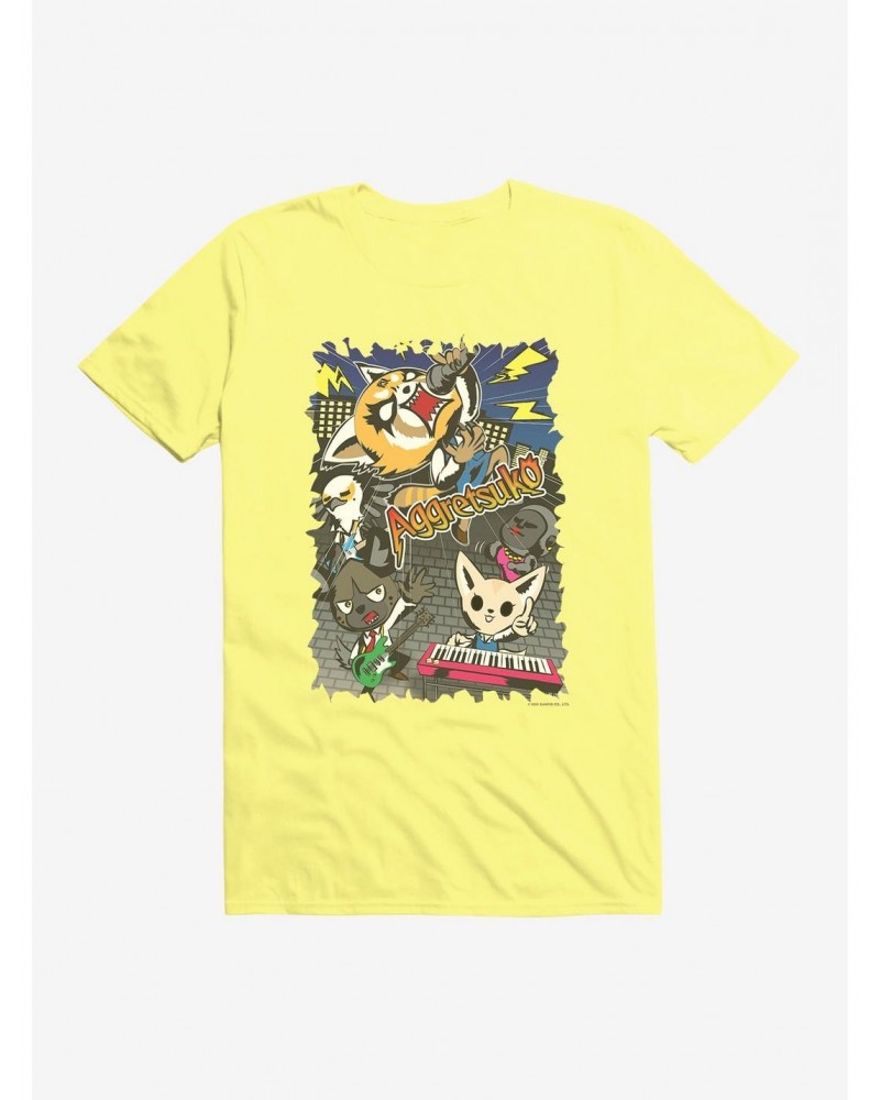 Aggretsuko Band Photo T-Shirt $8.60 T-Shirts