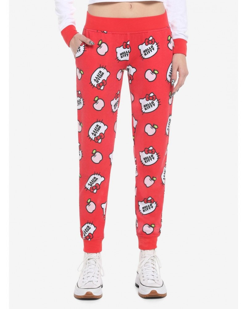 Hello Kitty Apple Girls Jogger Pajama Pants $12.93 Pants