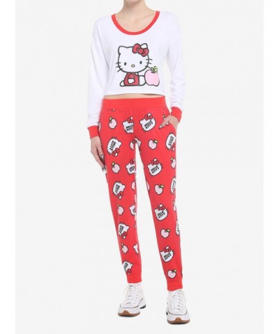 Hello Kitty Apple Girls Jogger Pajama Pants $12.93 Pants