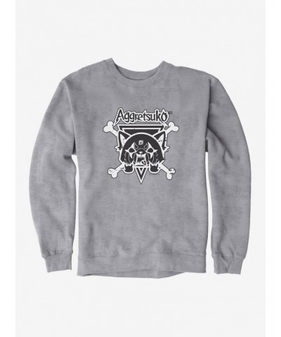 Aggretsuko Metal Crossbones Sweatshirt $14.76 Sweatshirts