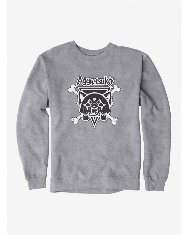 Aggretsuko Metal Crossbones Sweatshirt $14.76 Sweatshirts