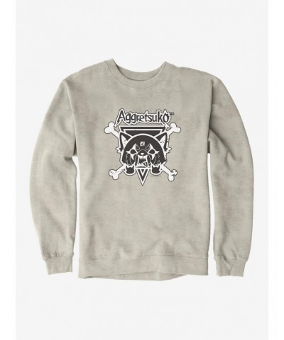 Aggretsuko Metal Crossbones Sweatshirt $14.76 Sweatshirts