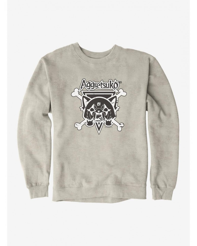 Aggretsuko Metal Crossbones Sweatshirt $14.76 Sweatshirts