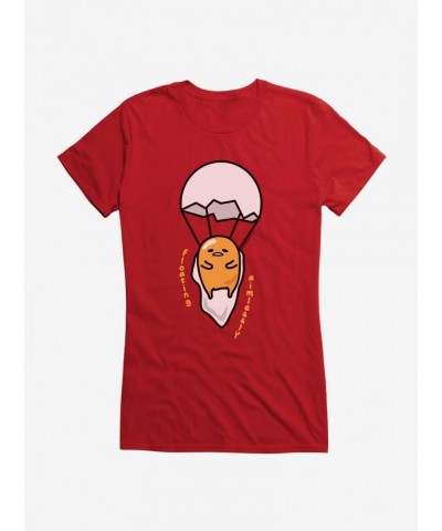 Gudetama Floating Aimlessly Girls T-Shirt $7.77 T-Shirts