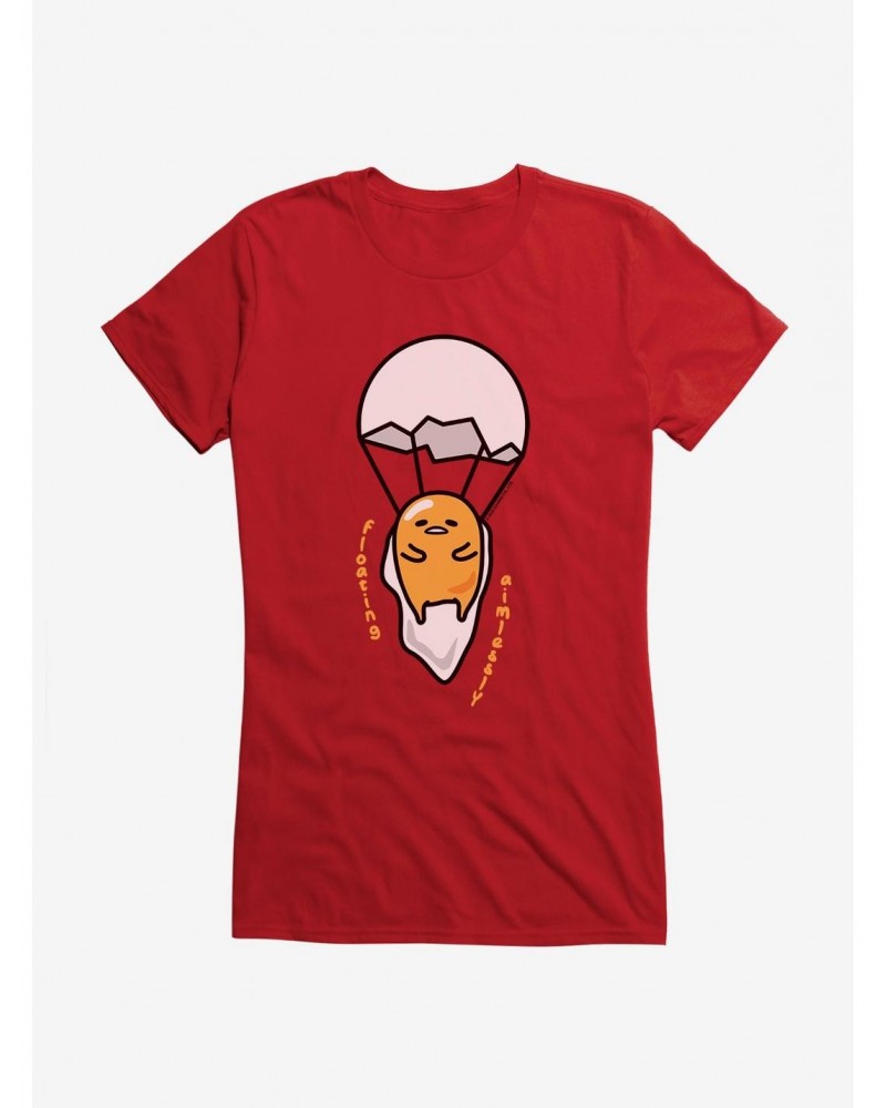 Gudetama Floating Aimlessly Girls T-Shirt $7.77 T-Shirts