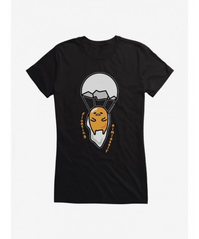 Gudetama Floating Aimlessly Girls T-Shirt $7.77 T-Shirts