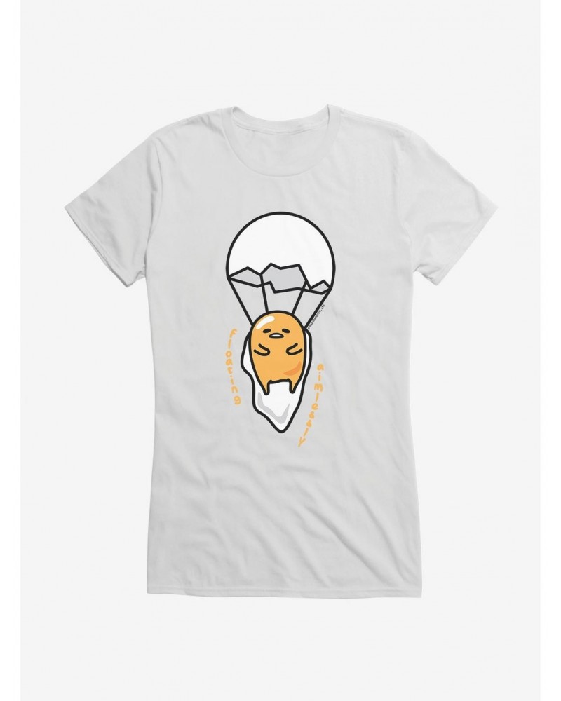 Gudetama Floating Aimlessly Girls T-Shirt $7.77 T-Shirts