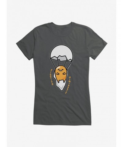 Gudetama Floating Aimlessly Girls T-Shirt $7.77 T-Shirts