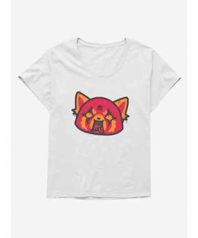 Aggretsuko Metal Rock Out To The Max Girls T-Shirt Plus Size $11.33 T-Shirts