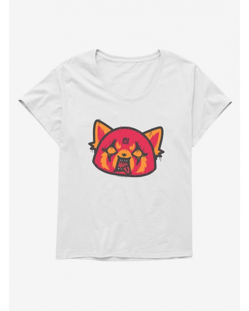 Aggretsuko Metal Rock Out To The Max Girls T-Shirt Plus Size $11.33 T-Shirts