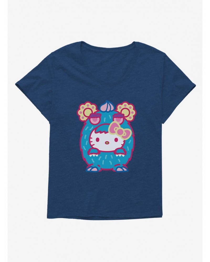 Hello Kitty Sweet Kaiju Pouch Girls T-Shirt Plus Size $7.63 T-Shirts