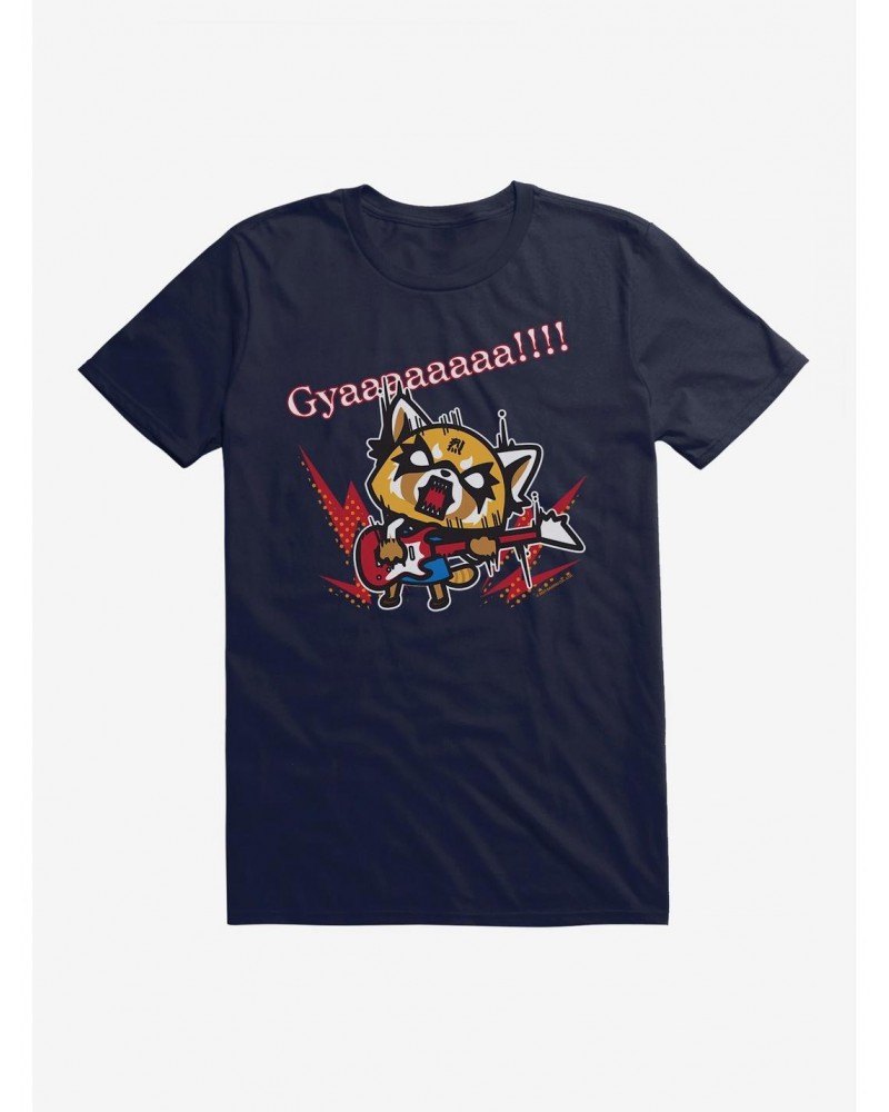 Aggretsuko Metal Guitar Rock & Roll T-Shirt $9.37 T-Shirts