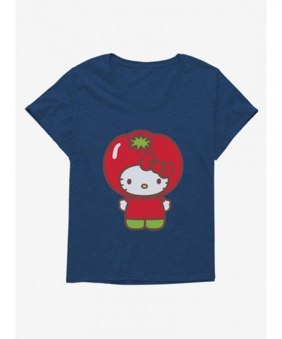 Hello Kitty Five A Day Tomato Day Girls T-Shirt Plus Size $9.02 T-Shirts