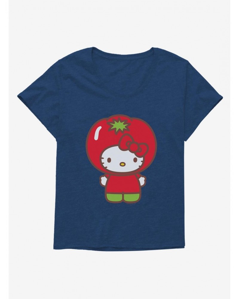 Hello Kitty Five A Day Tomato Day Girls T-Shirt Plus Size $9.02 T-Shirts