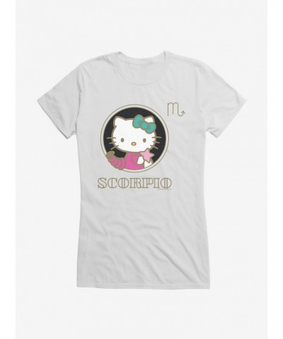 Hello Kitty Star Sign Scorpio Stencil Girls T-Shirt $7.97 T-Shirts