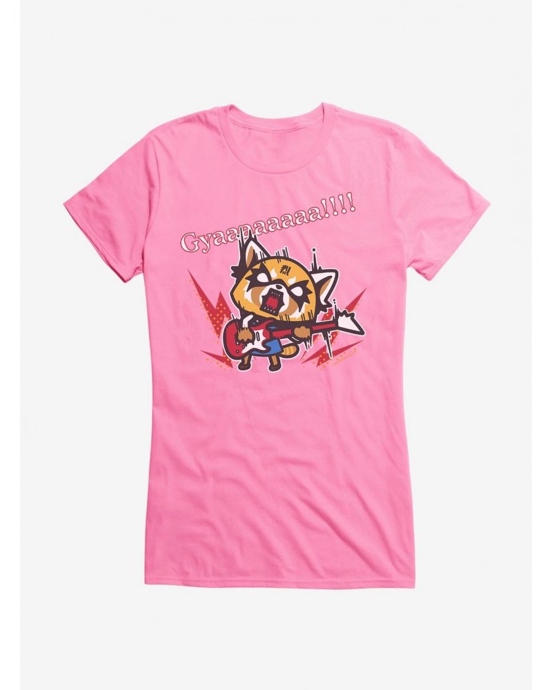 Aggretsuko Metal Guitar Rock & Roll Girls T-Shirt $9.56 T-Shirts