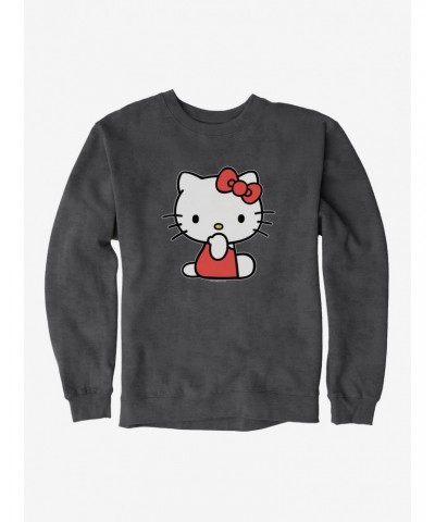 Hello Kitty Sitting Sweatshirt $10.63 Sweatshirts