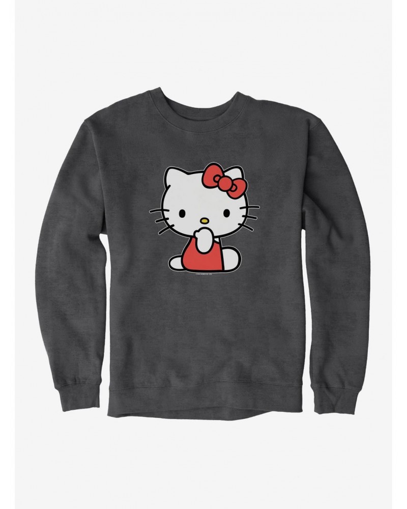 Hello Kitty Sitting Sweatshirt $10.63 Sweatshirts