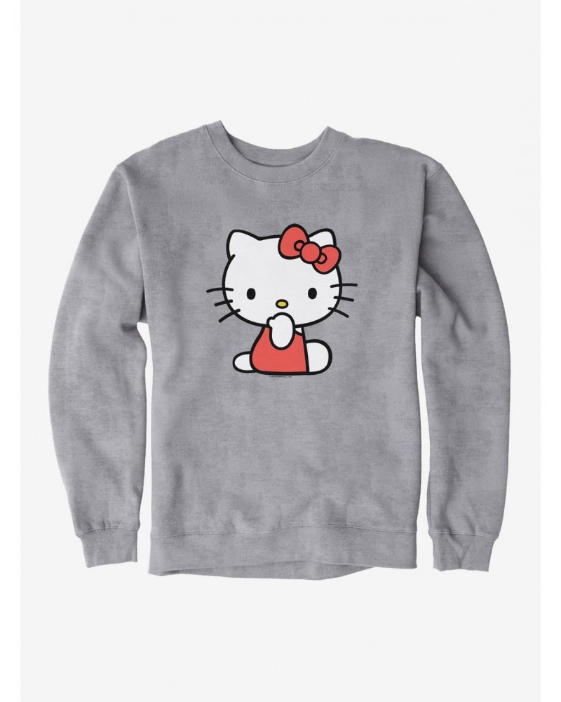 Hello Kitty Sitting Sweatshirt $10.63 Sweatshirts