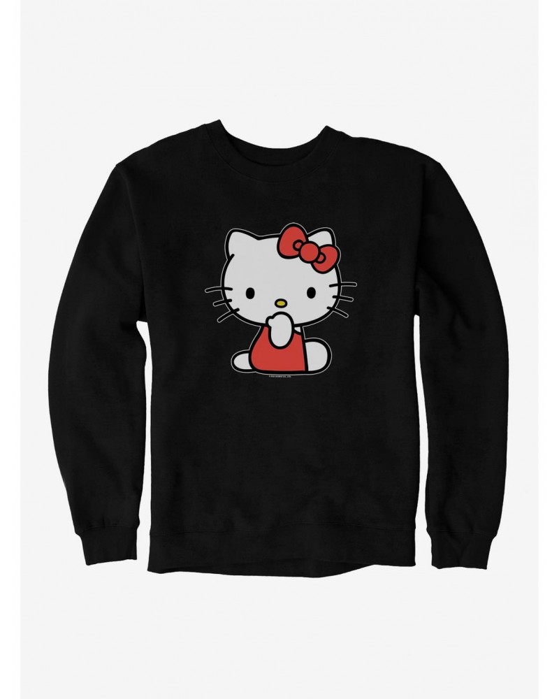 Hello Kitty Sitting Sweatshirt $10.63 Sweatshirts