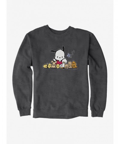 Pochacco Outdoor Fun With Friends Sweatshirt $10.33 Sweatshirts