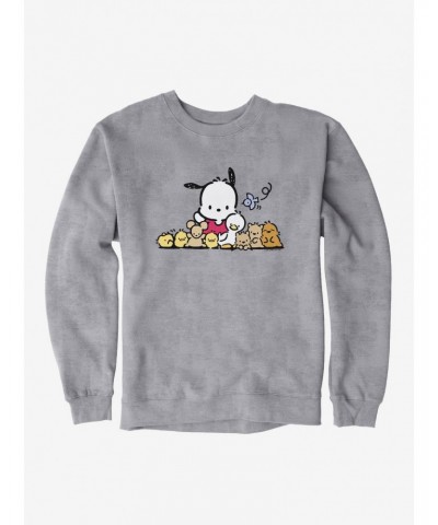 Pochacco Outdoor Fun With Friends Sweatshirt $10.33 Sweatshirts