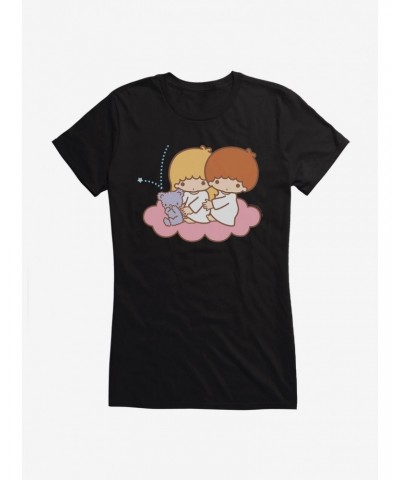 Little Twin Stars Cloud Ride Girls T-Shirt $5.98 T-Shirts