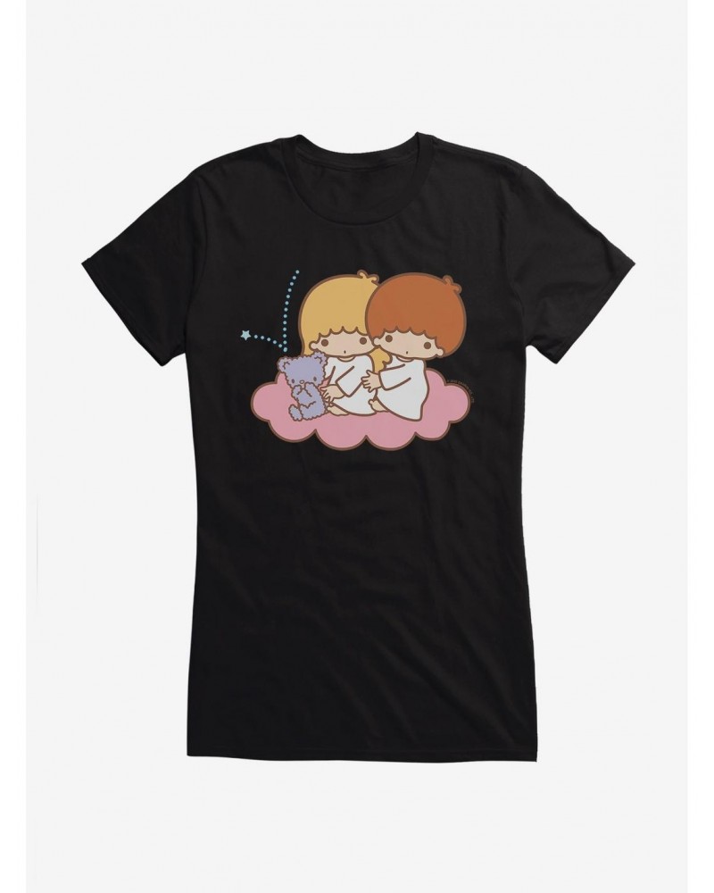 Little Twin Stars Cloud Ride Girls T-Shirt $5.98 T-Shirts